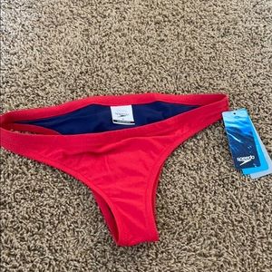 Speedo endurance red bikini bottoms